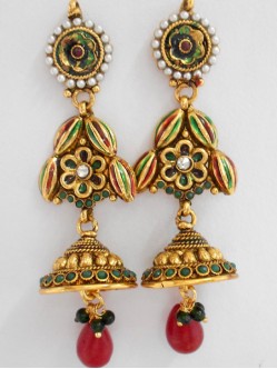 Polki Earrings